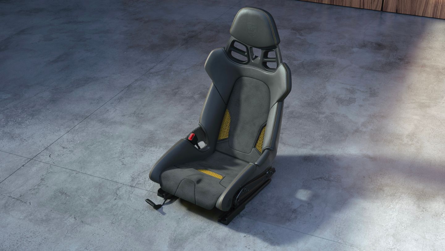 Sales launch for innovative 3D printed bodyform full bucket seat Porsche Newsroom AUS